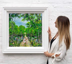 Flocking Through the Forest - Original SOLD by artist Rozanne Bell - Wyecliffe Galleries