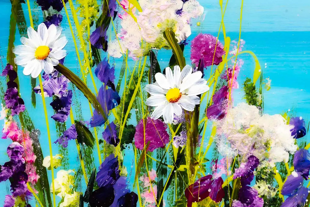 Floral Bliss - Original - SOLD by artist Rozanne Bell - Wyecliffe Galleries