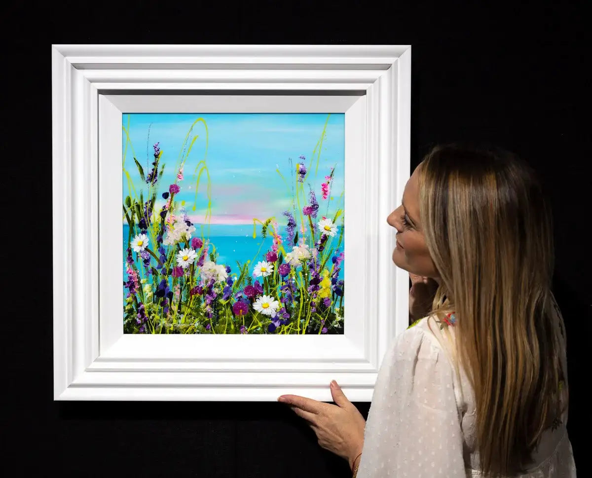 Floral Bliss - Original - SOLD by artist Rozanne Bell - Wyecliffe Galleries