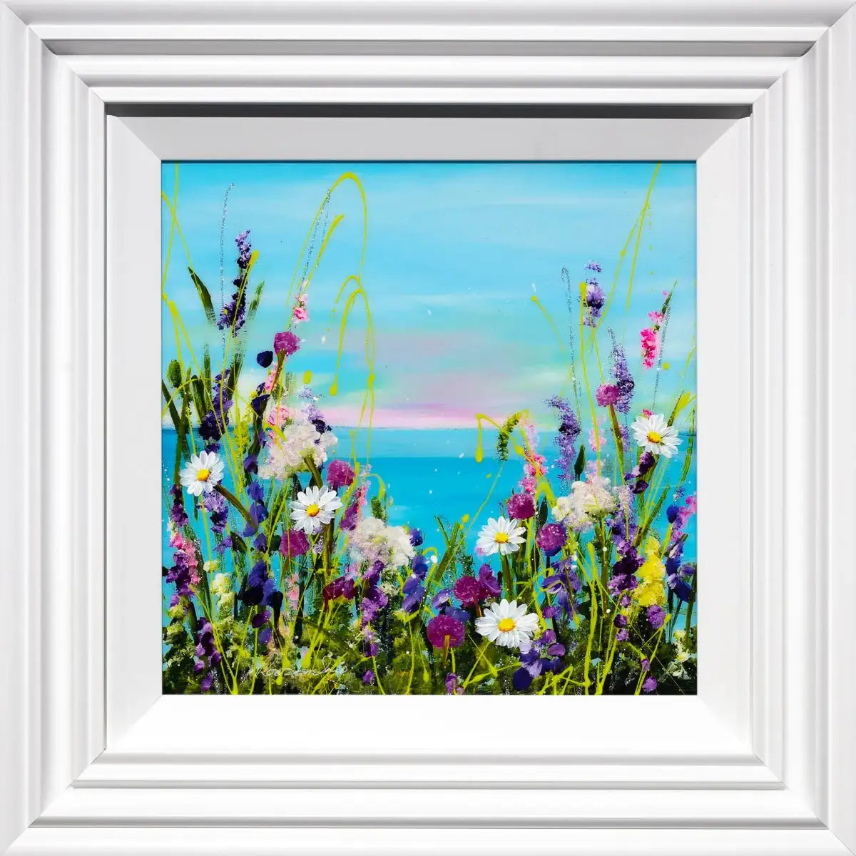 Floral Bliss - Original - SOLD by artist Rozanne Bell - Wyecliffe Galleries