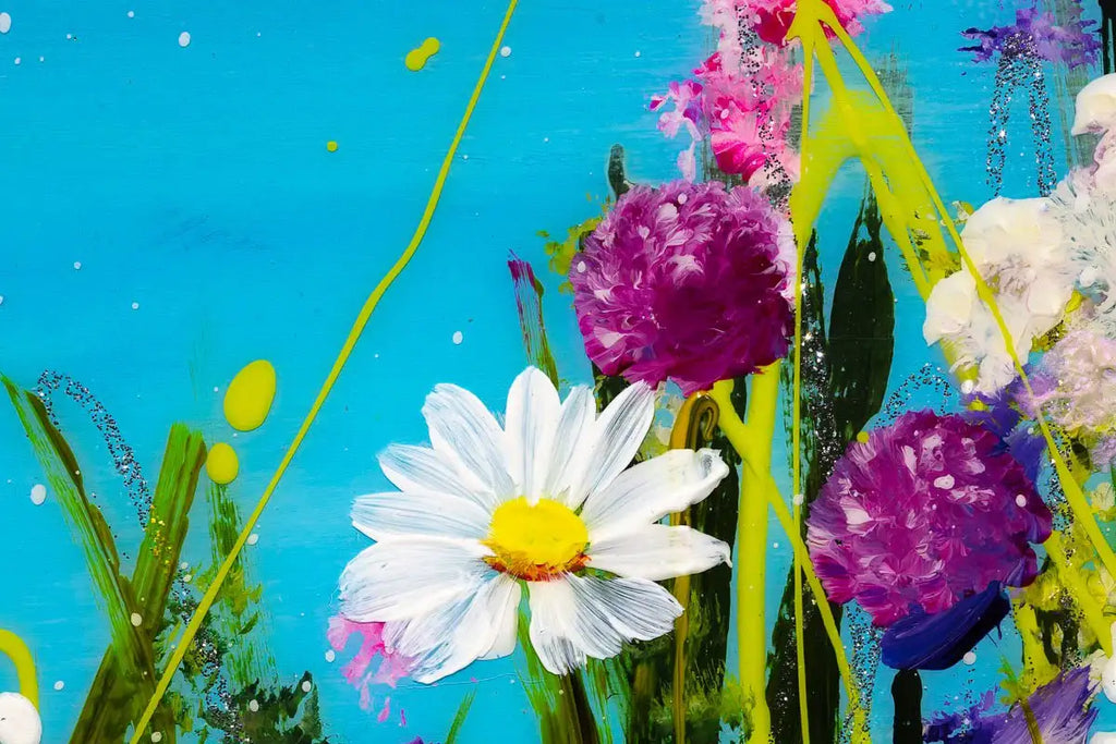 Floral Bliss - Original - SOLD by artist Rozanne Bell - Wyecliffe Galleries