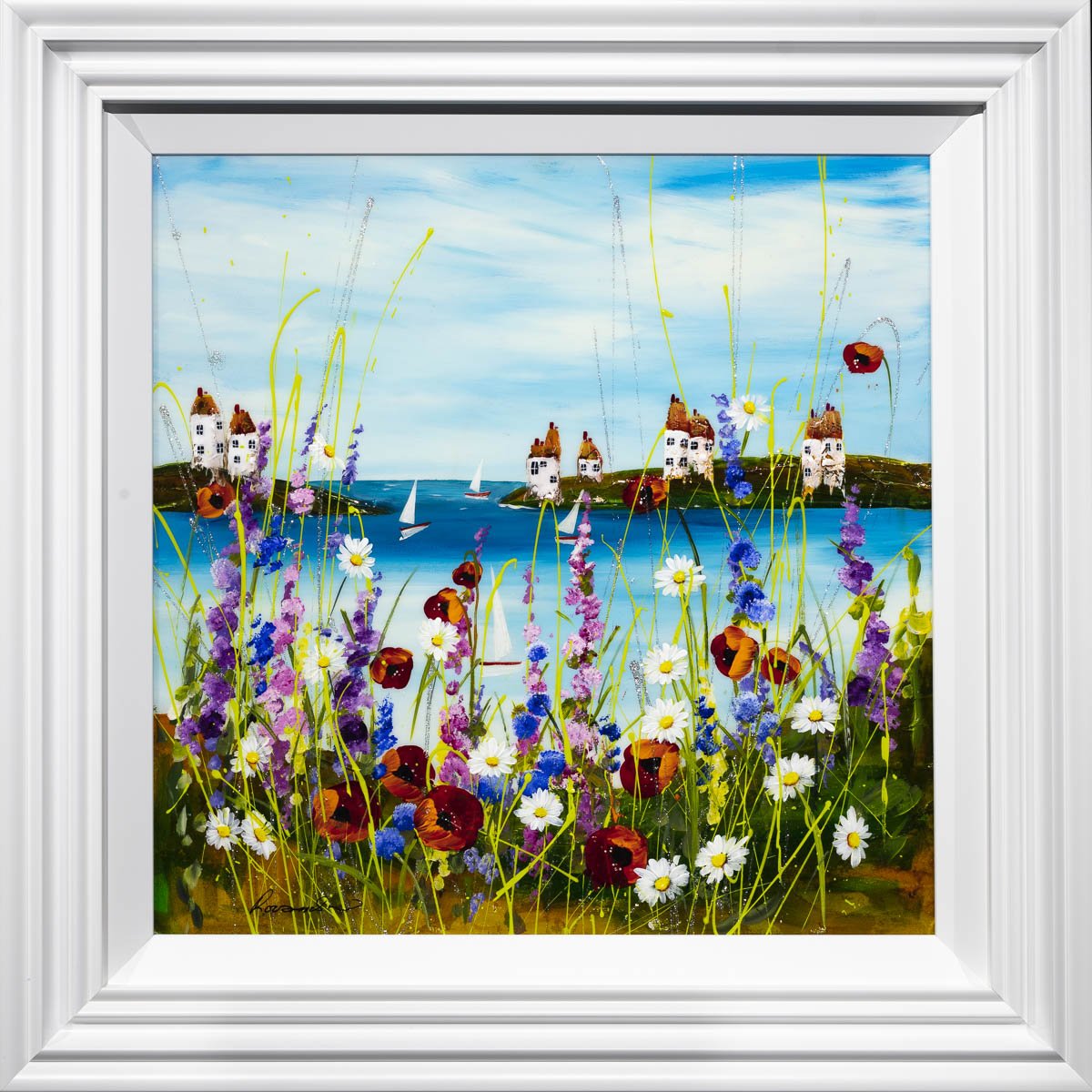 Floral Coast Rozanne Bell Framed