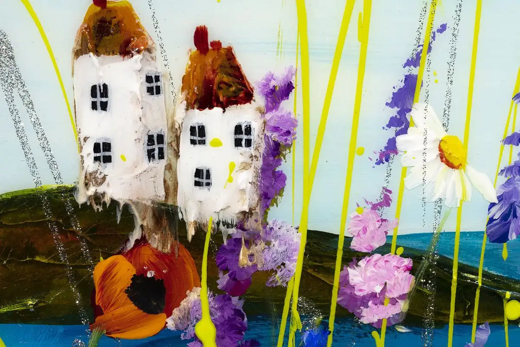 Floral Coast - Original - SOLD by artist Rozanne Bell - Wyecliffe Galleries