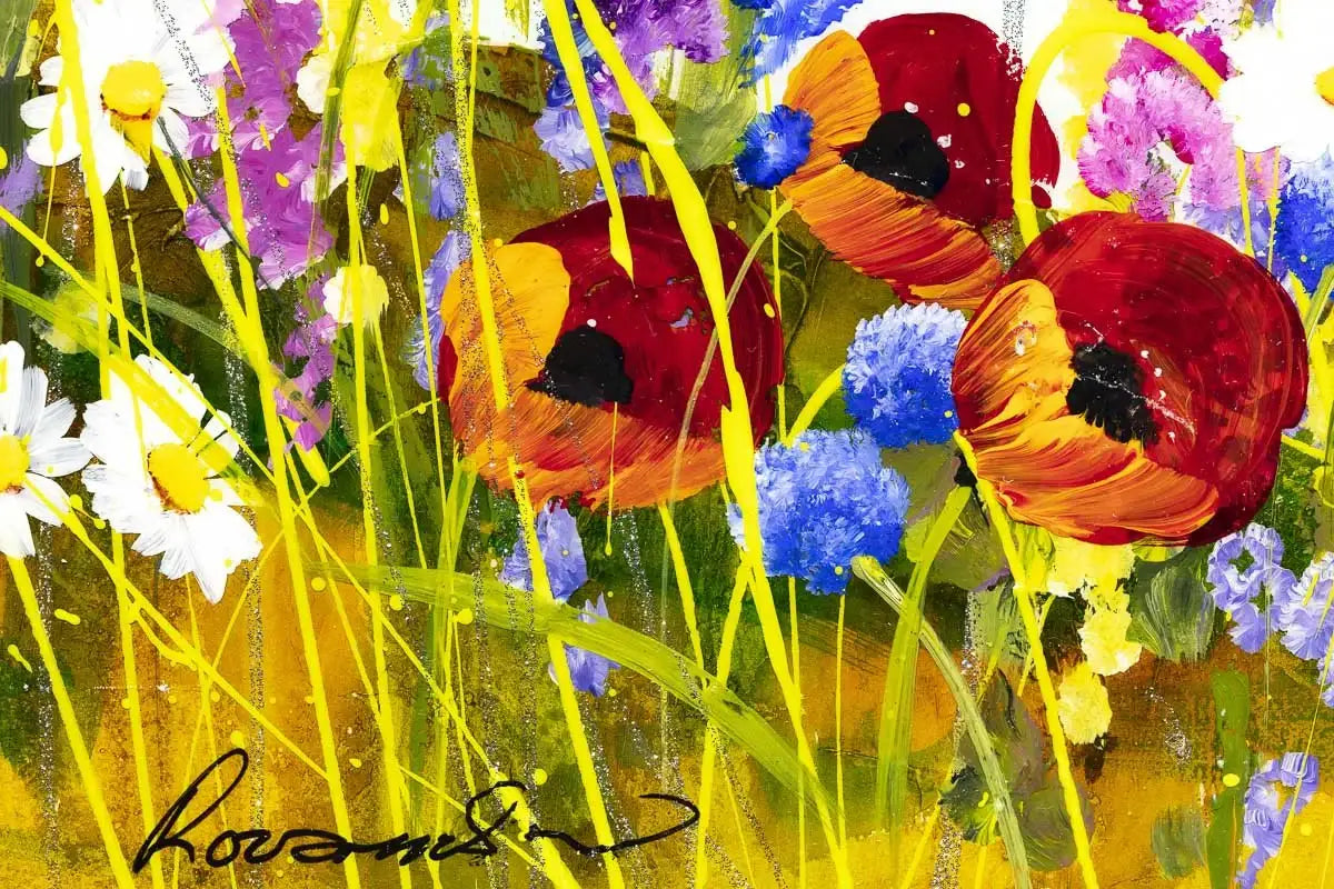 Floral Coast - Original - SOLD by artist Rozanne Bell - Wyecliffe Galleries