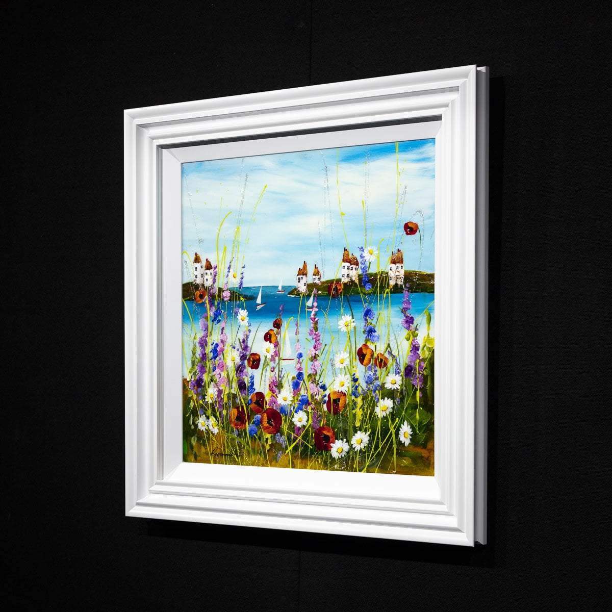 Floral Coast - Original - SOLD by artist Rozanne Bell - Wyecliffe Galleries