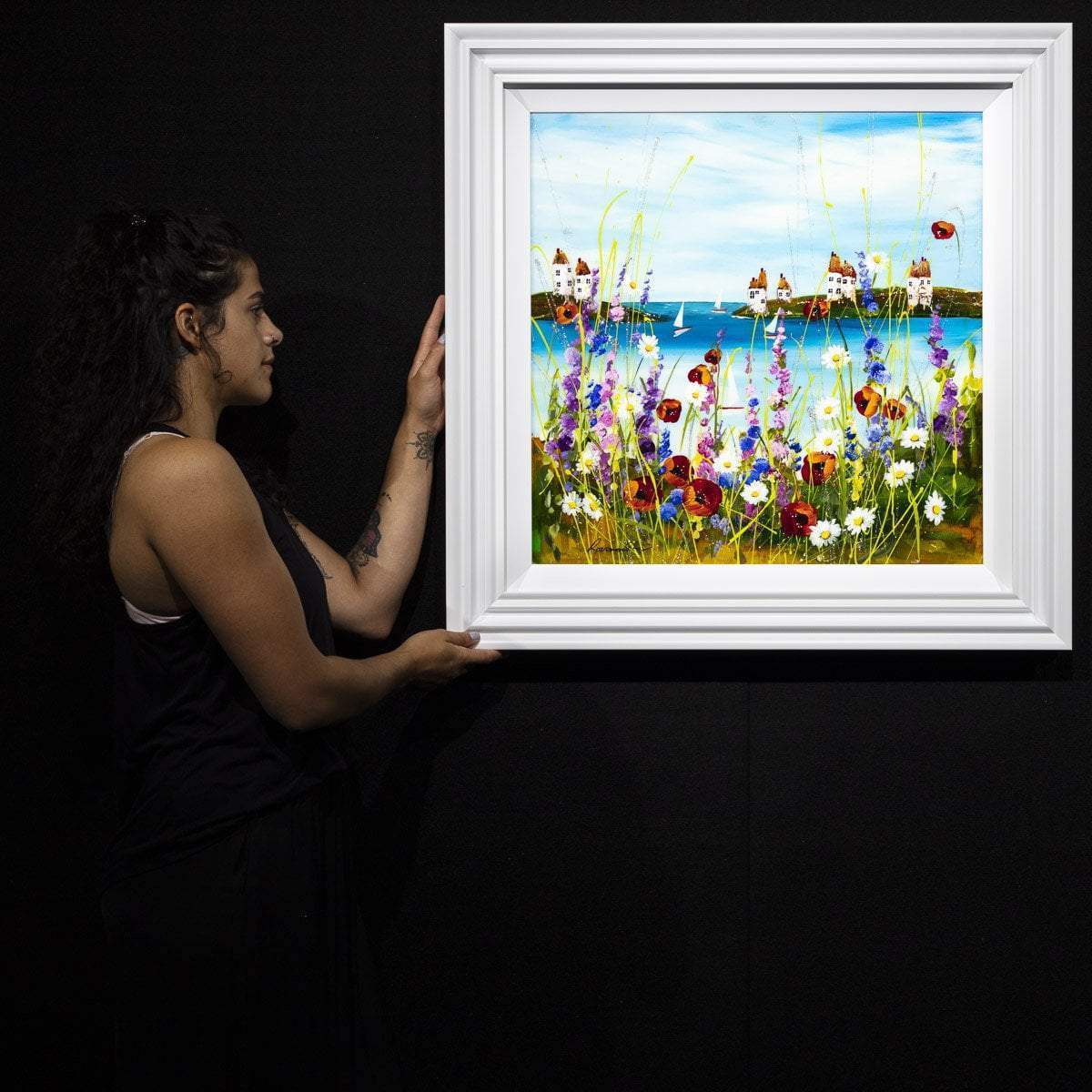 Floral Coast - Original - SOLD by artist Rozanne Bell - Wyecliffe Galleries