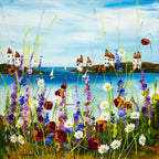 Floral Coast - Original - SOLD by artist Rozanne Bell - Wyecliffe Galleries