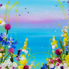 Floral Haven - Original - SOLD by artist Rozanne Bell - Wyecliffe Galleries