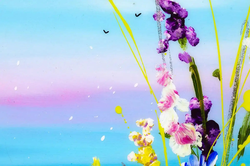 Floral Haven - Original - SOLD by artist Rozanne Bell - Wyecliffe Galleries