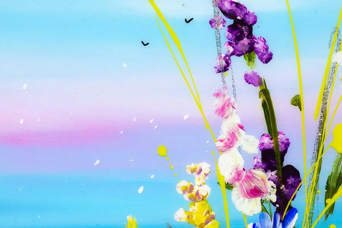 Floral Haven - Original - SOLD by artist Rozanne Bell - Wyecliffe Galleries