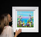 Floral Haven - Original - SOLD by artist Rozanne Bell - Wyecliffe Galleries