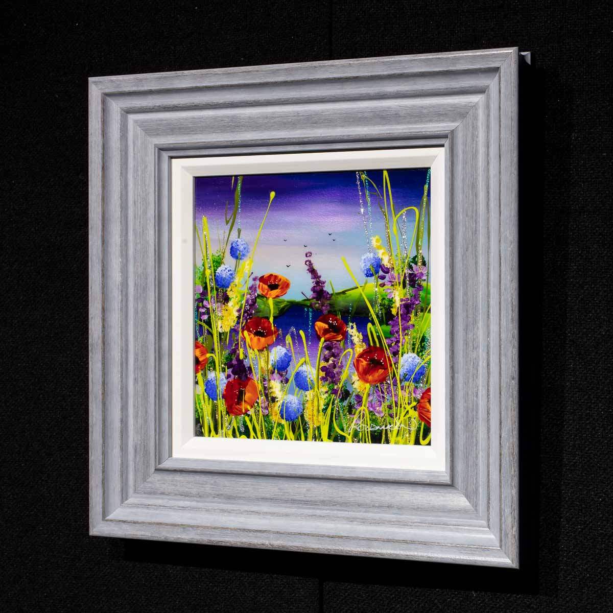 Floral Haze II - Original - SOLD by artist Rozanne Bell - Wyecliffe Galleries