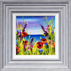 Floral Haze III - Original - SOLD by artist Rozanne Bell - Wyecliffe Galleries