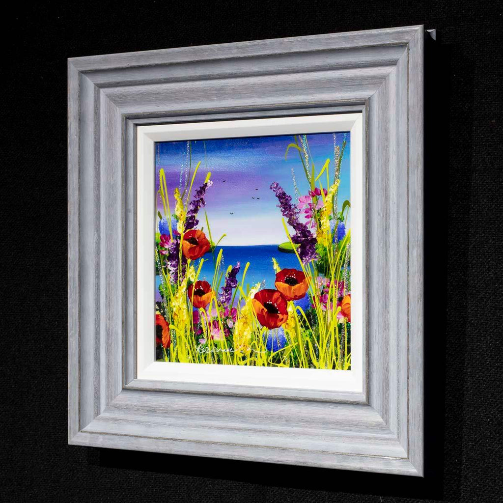 Floral Haze III - Original - SOLD by artist Rozanne Bell - Wyecliffe Galleries