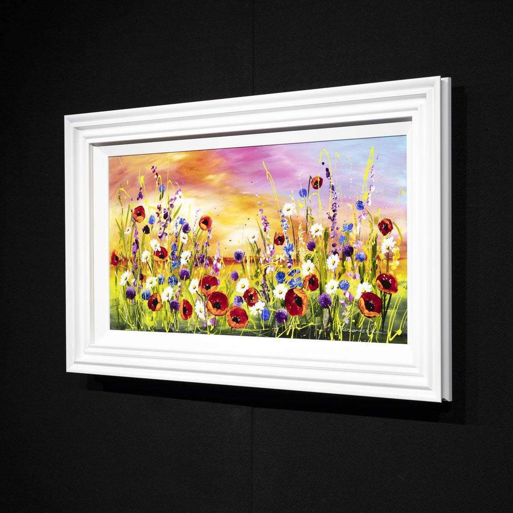 Floral Landscape - Original - SOLD by artist Rozanne Bell - Wyecliffe Galleries