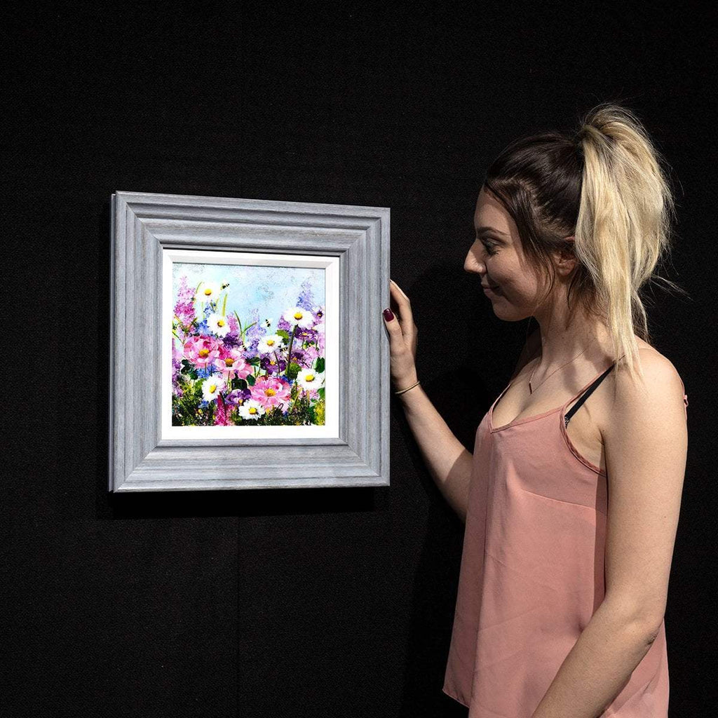 Floral Meadow - Original - SOLD by artist Rozanne Bell - Wyecliffe Galleries