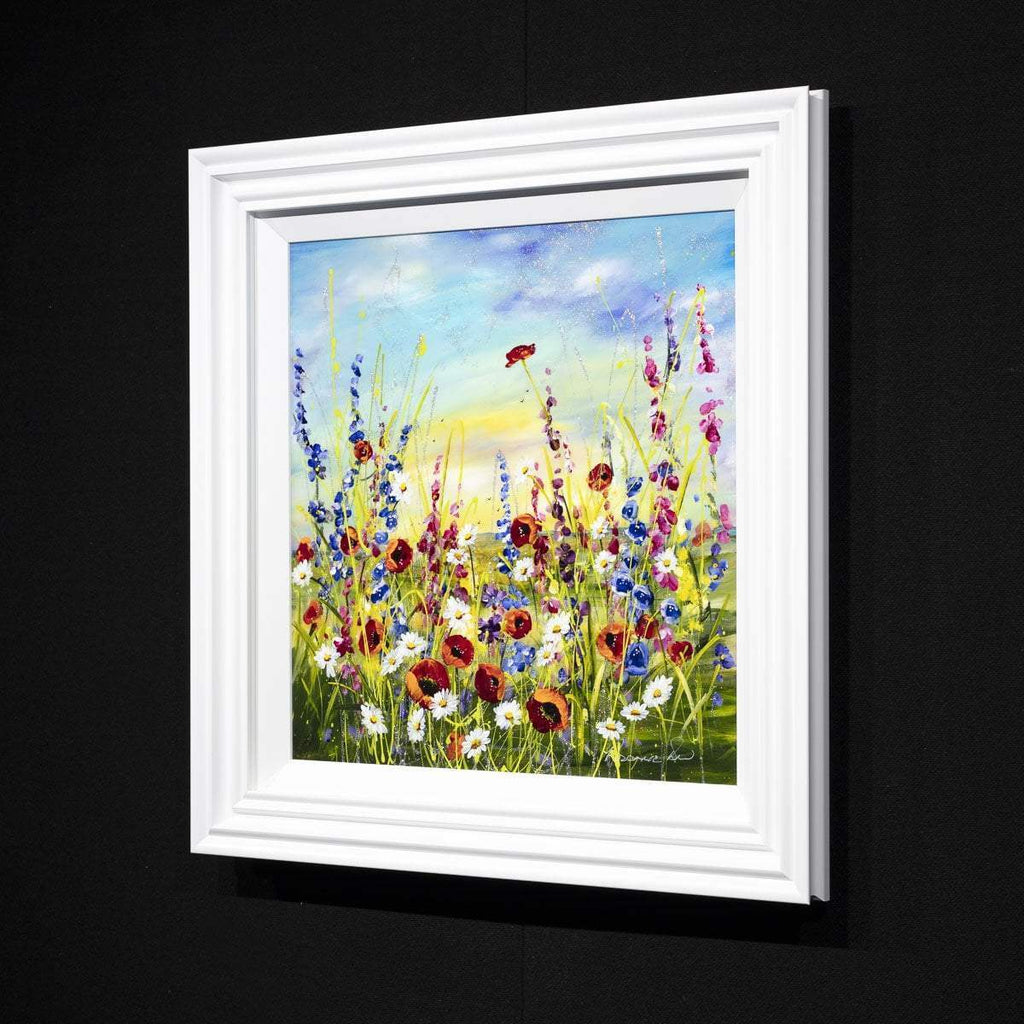 Floral Meadow - Original - SOLD by artist Rozanne Bell - Wyecliffe Galleries