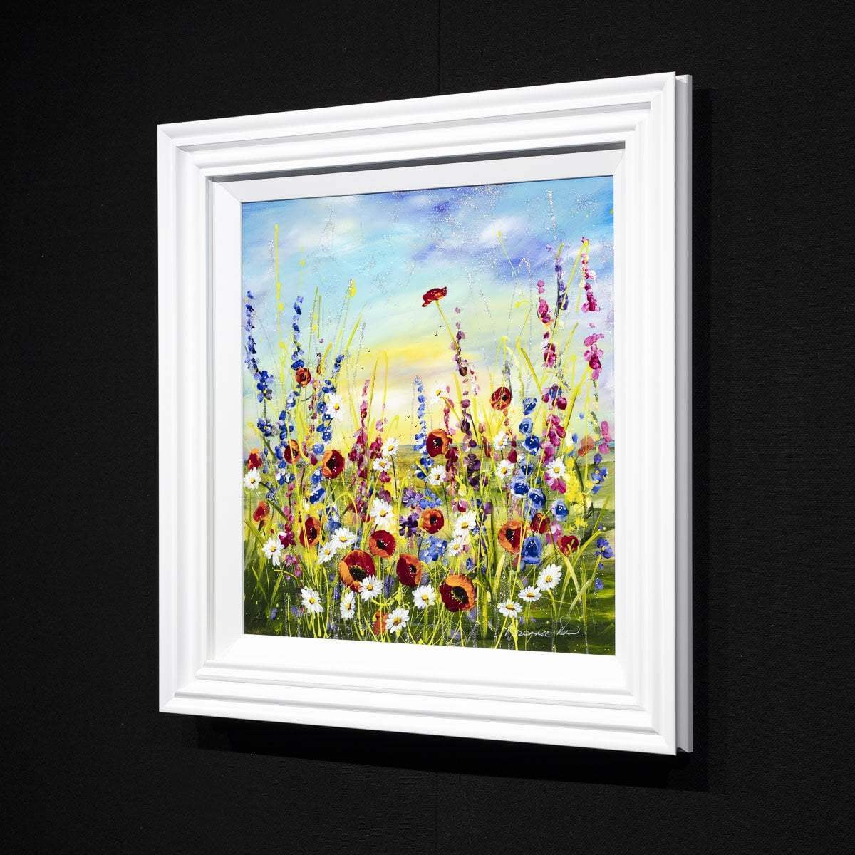 Floral Meadow - Original - SOLD by artist Rozanne Bell - Wyecliffe Galleries