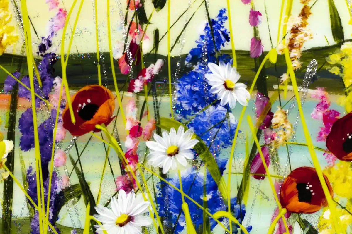 Floral Paradise - Original - SOLD by artist Rozanne Bell - Wyecliffe Galleries