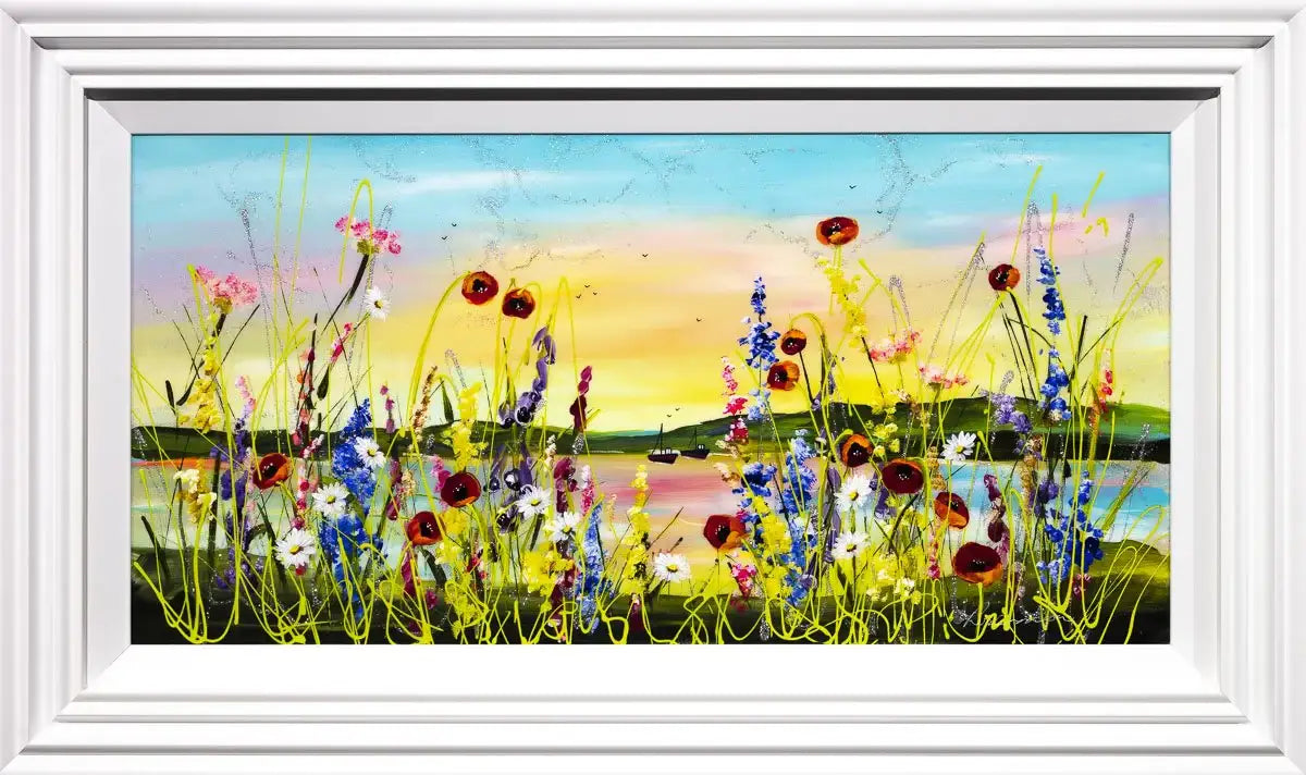 Floral Paradise - Original - SOLD by artist Rozanne Bell - Wyecliffe Galleries