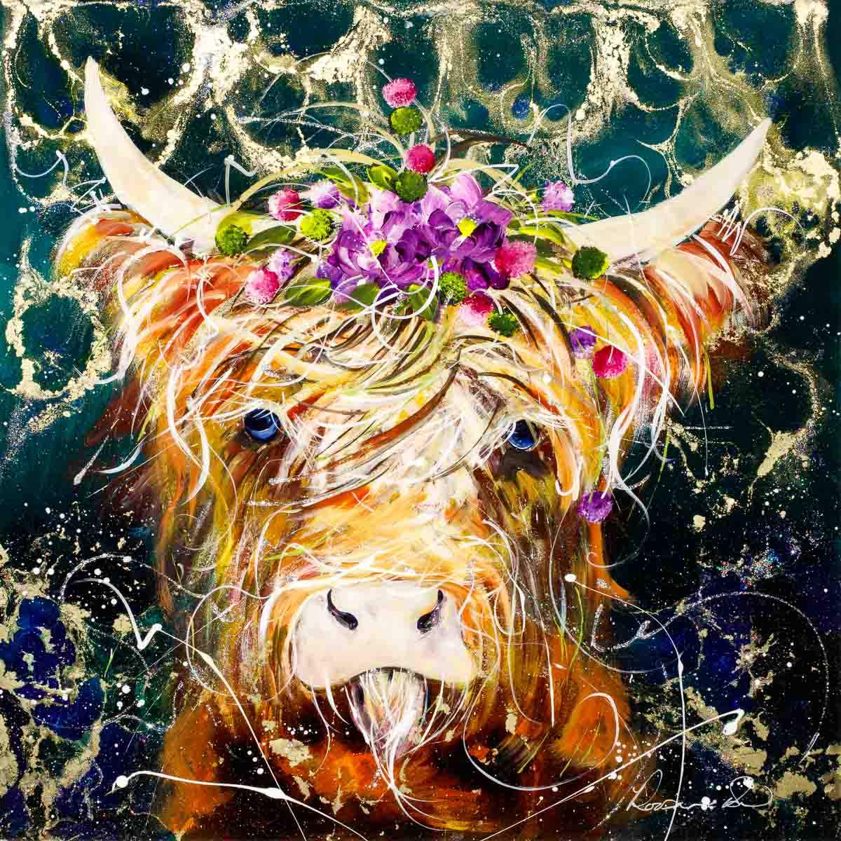 Florence - Original - SOLD by artist Rozanne Bell - Wyecliffe Galleries