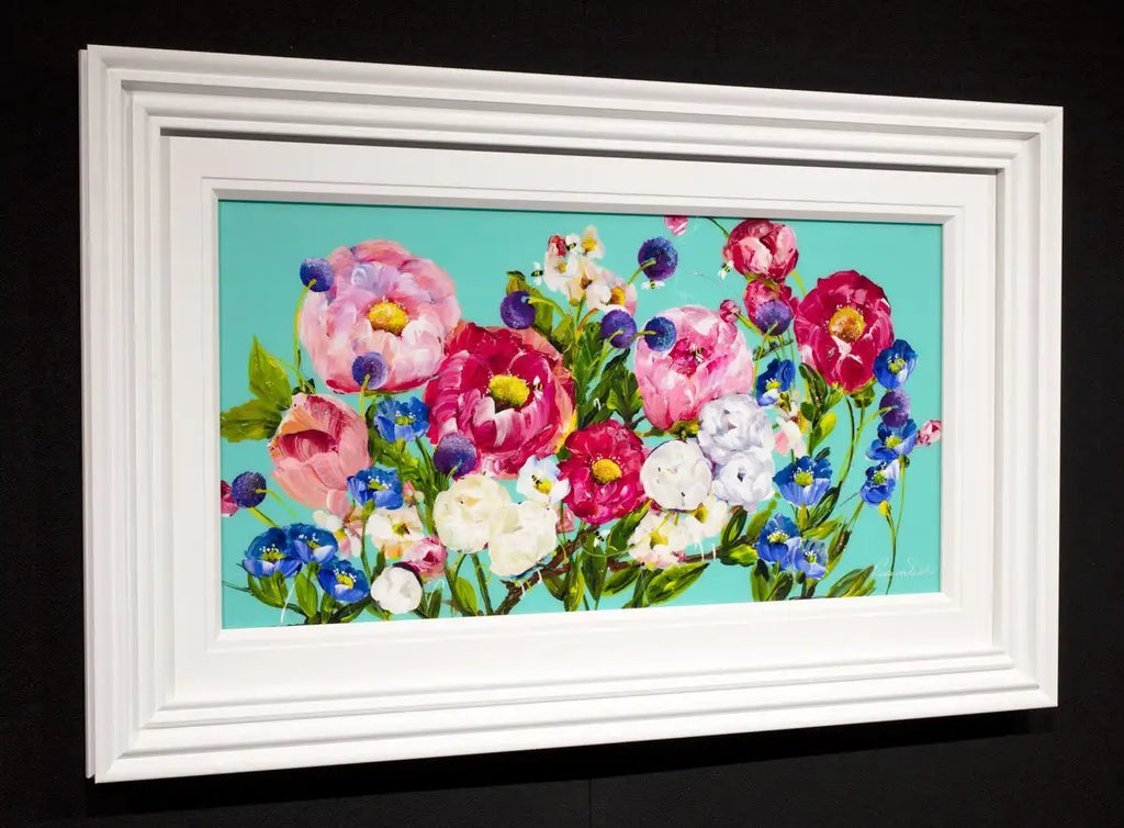 Flower Haze - Original - SOLD by artist Rozanne Bell - Wyecliffe Galleries