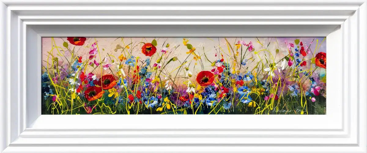 Flowering Meadows - Original - SOLD by artist Rozanne Bell - Wyecliffe Galleries
