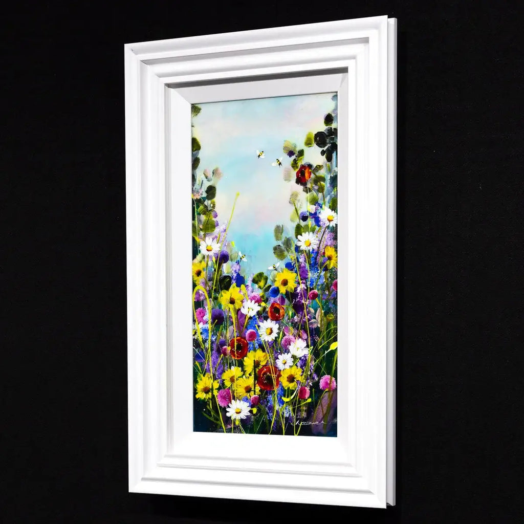 Flowering Pastures - Original - SOLD by artist Rozanne Bell - Wyecliffe Galleries