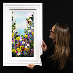 Flowering Pastures - Original - SOLD by artist Rozanne Bell - Wyecliffe Galleries