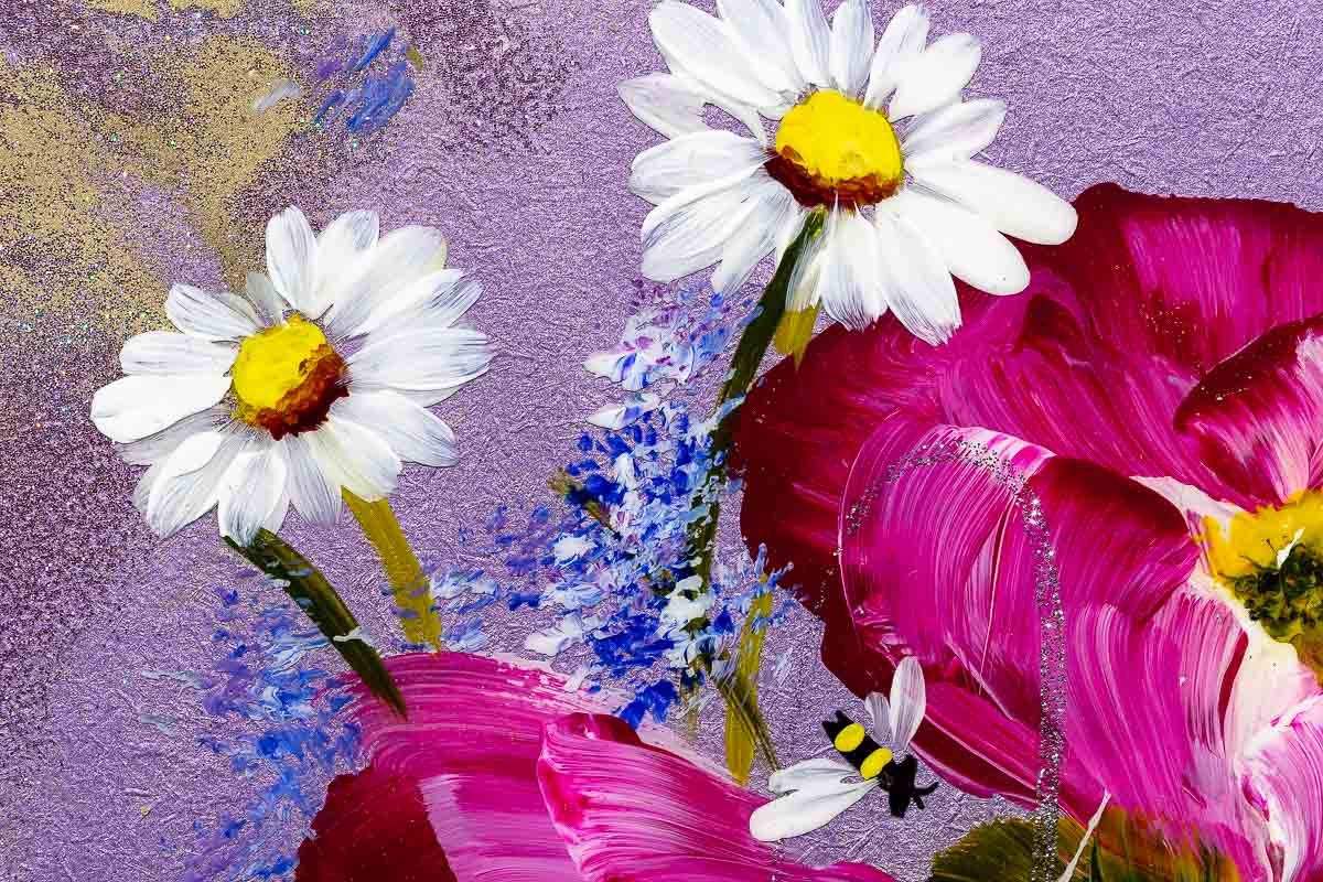 Flowers Before Dawn - Original - SOLD by artist Rozanne Bell - Wyecliffe Galleries