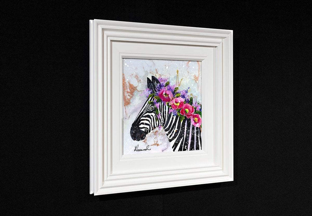 Flowers In My Hair - Original - SOLD by artist Rozanne Bell - Wyecliffe Galleries