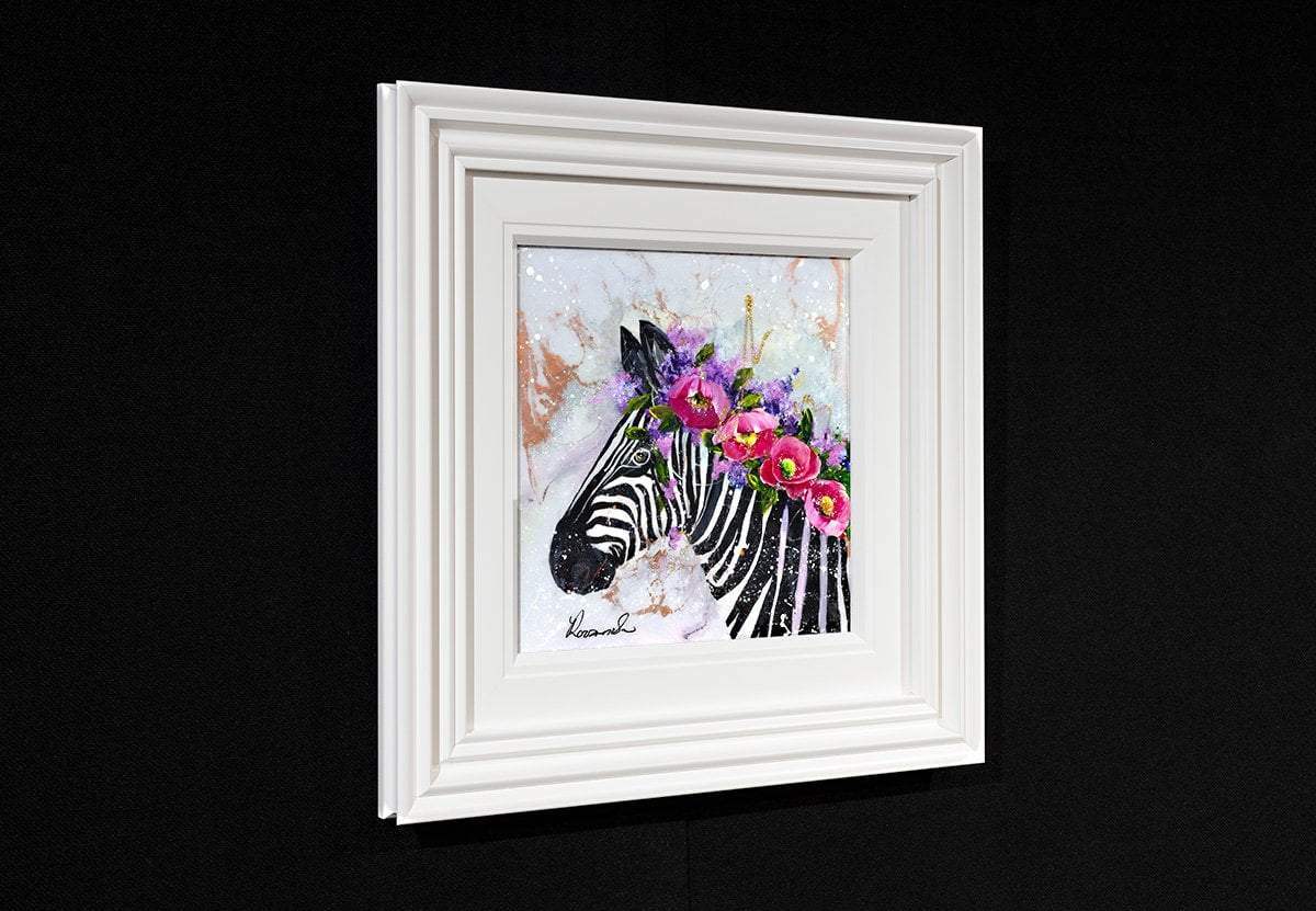 Flowers In My Hair - Original - SOLD by artist Rozanne Bell - Wyecliffe Galleries