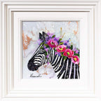 Flowers In My Hair - Original - SOLD by artist Rozanne Bell - Wyecliffe Galleries