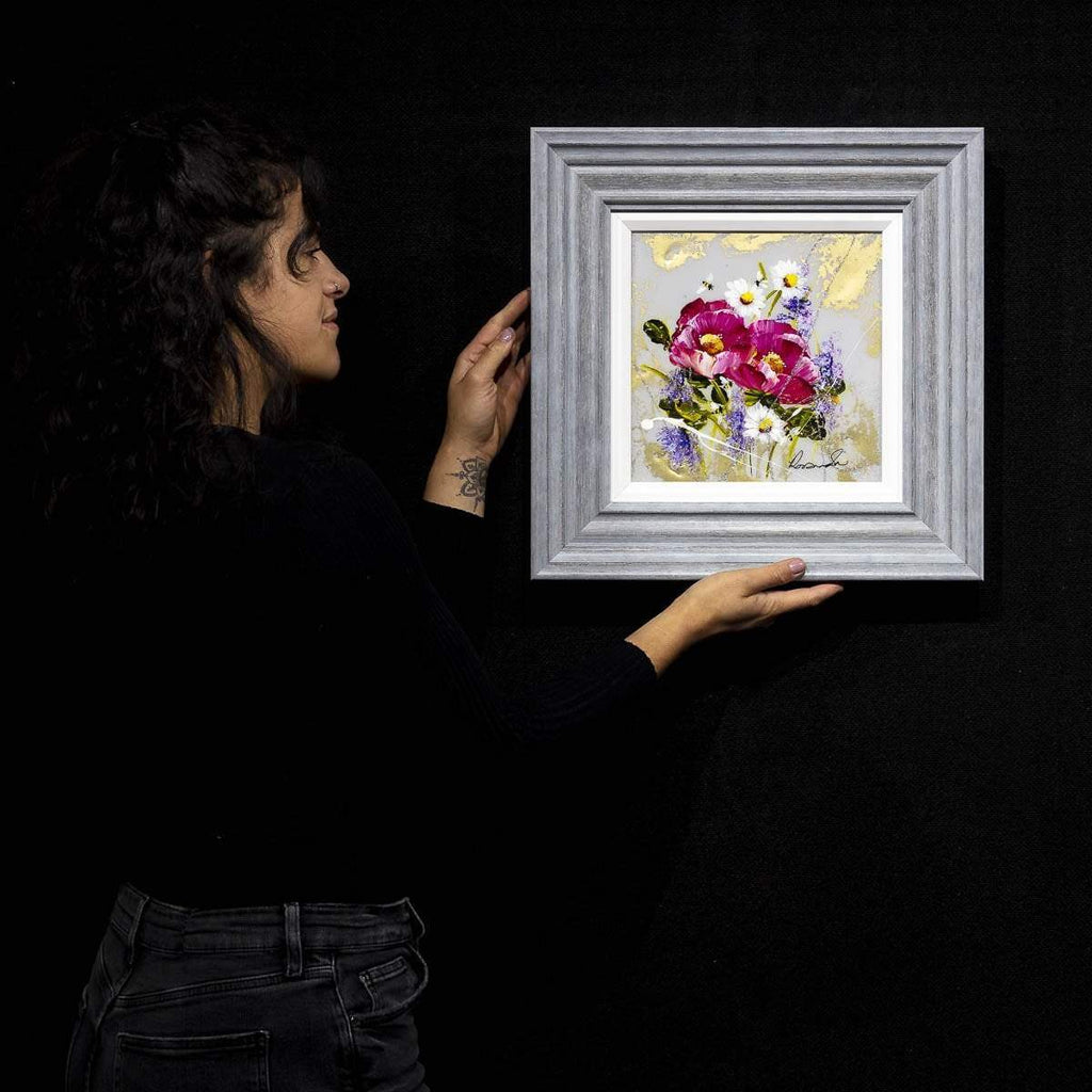 Flowers in the Sunshine - Original - SOLD by artist Rozanne Bell - Wyecliffe Galleries