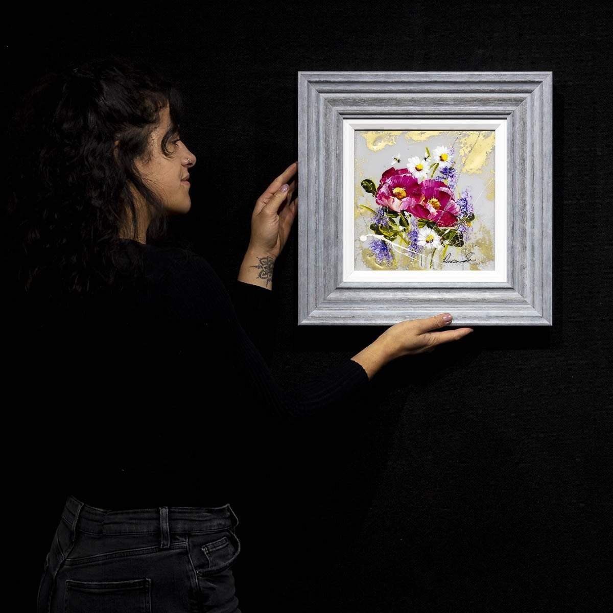 Flowers in the Sunshine - Original - SOLD by artist Rozanne Bell - Wyecliffe Galleries