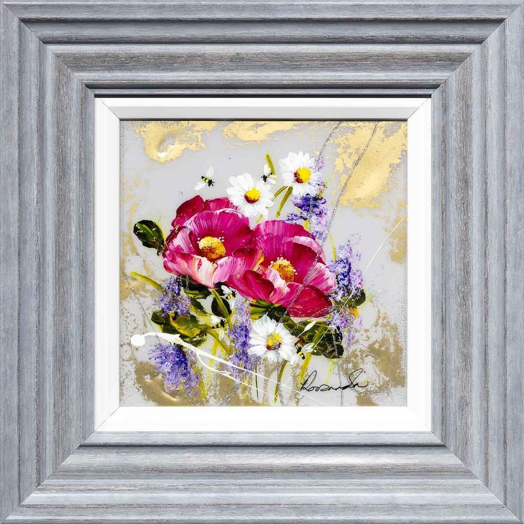 Flowers in the Sunshine - Original - SOLD by artist Rozanne Bell - Wyecliffe Galleries