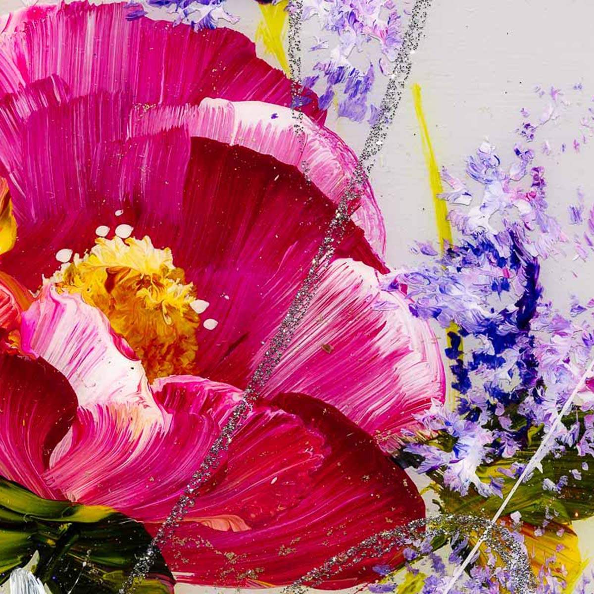 Flowers in the Sunshine - Original - SOLD by artist Rozanne Bell - Wyecliffe Galleries