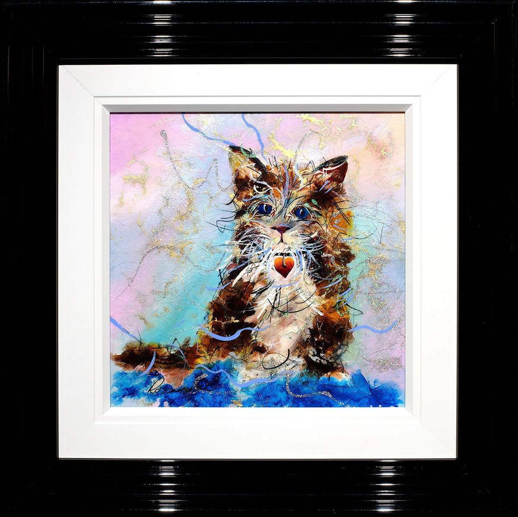 Fluffy - Original - SOLD by artist Rozanne Bell - Wyecliffe Galleries