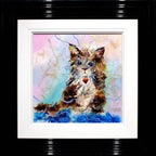 Fluffy - Original - SOLD by artist Rozanne Bell - Wyecliffe Galleries