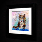 Fluffy - Original - SOLD by artist Rozanne Bell - Wyecliffe Galleries