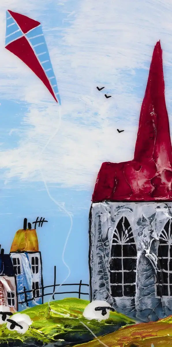 Flying High - Original - SOLD by artist Rozanne Bell - Wyecliffe Galleries