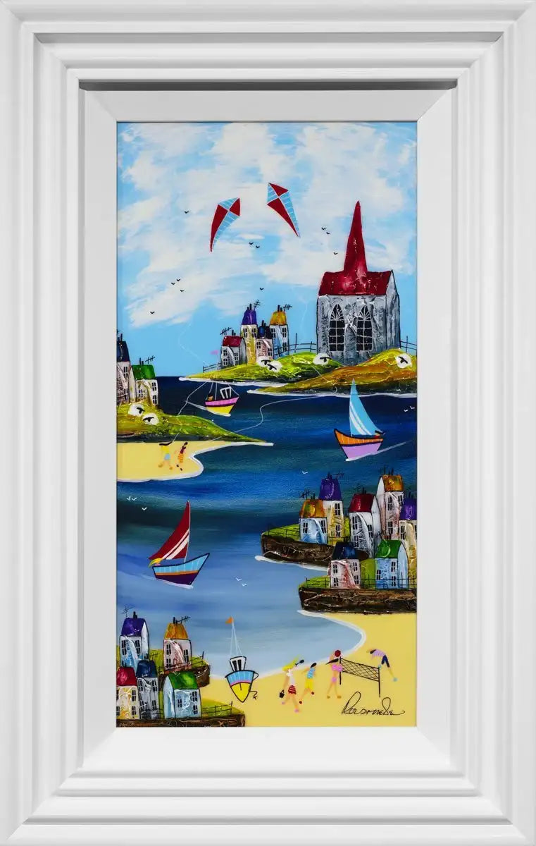 Flying High - Original - SOLD by artist Rozanne Bell - Wyecliffe Galleries