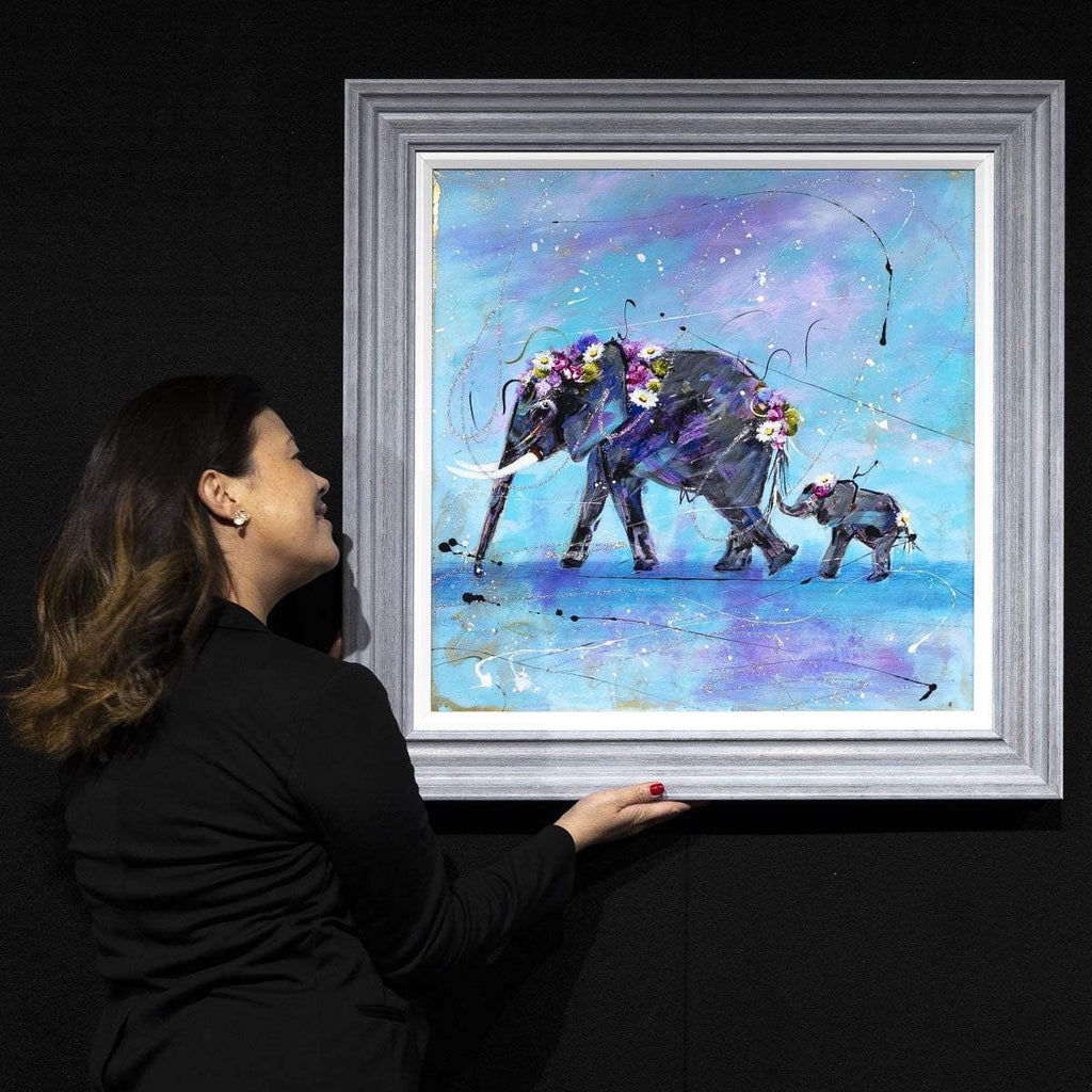 Follow The Leader - Original - SOLD by artist Rozanne Bell - Wyecliffe Galleries