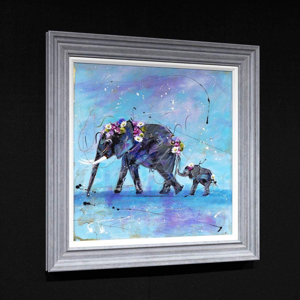 Follow The Leader - Original - SOLD by artist Rozanne Bell - Wyecliffe Galleries