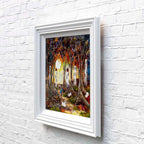 Following the Moon - Original - SOLD by artist Rozanne Bell - Wyecliffe Galleries