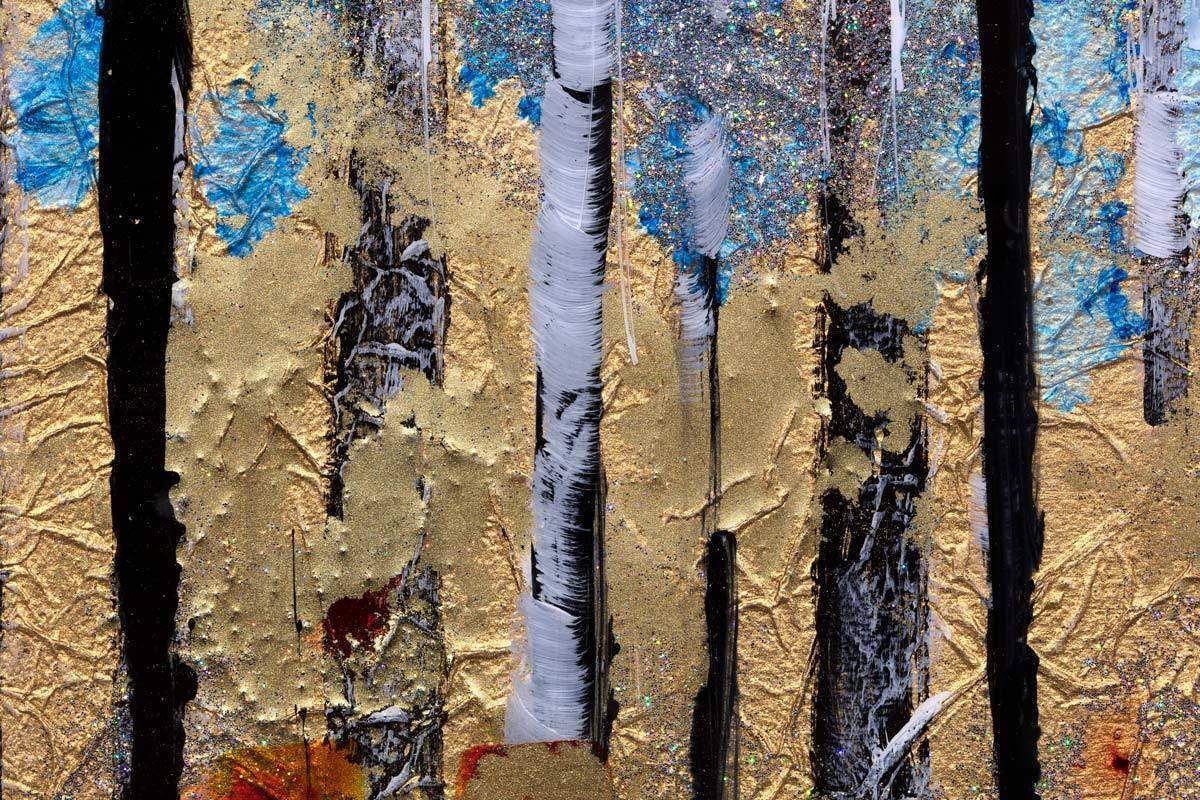 Forest Glow - Original - SOLD by artist Rozanne Bell - Wyecliffe Galleries