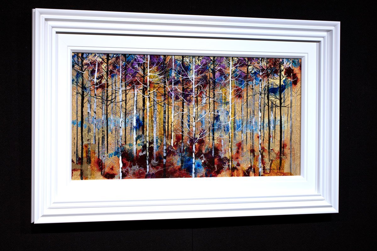 Forest glow Rozanne Bell Framed