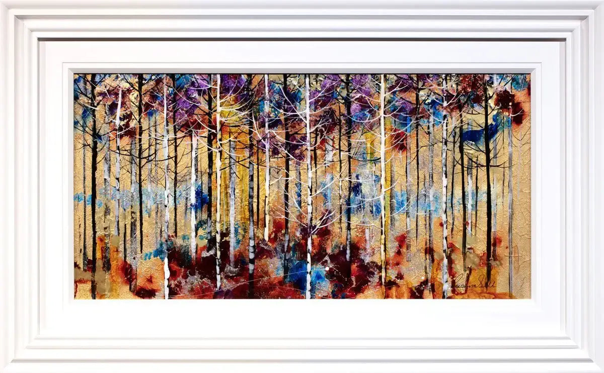 Forest Glow - Original - SOLD by artist Rozanne Bell - Wyecliffe Galleries