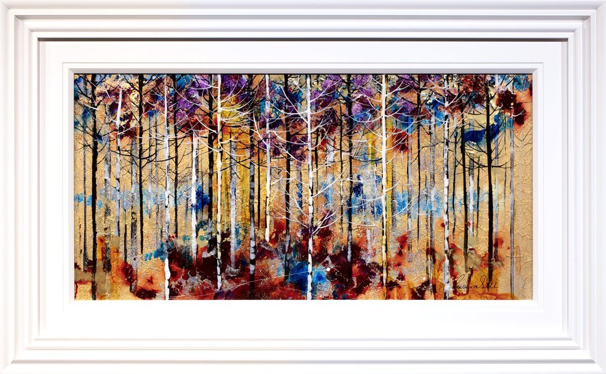 Forest glow Rozanne Bell Framed