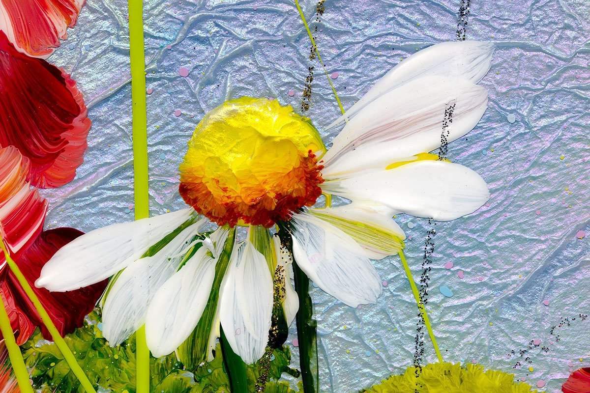 Foxglove Love - Original - SOLD by artist Rozanne Bell - Wyecliffe Galleries